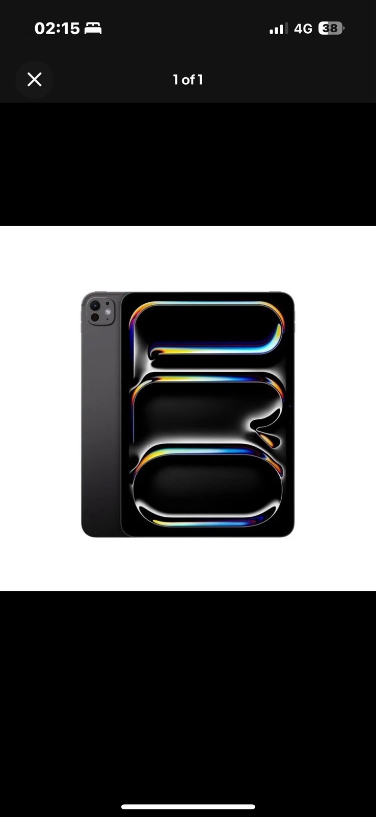 Apple iPad Pro 13″ Wi-Fi M4 Chip 256GB 8GB Space Schwarz MVX23NF/A Versiegelt A2925