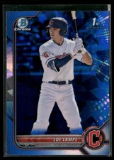 2022 Bowman Draft Sapphire Edition Joe Lampe BDC-67 Cleveland Guardians
