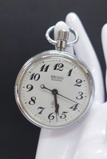 SEIKO Quartz Pocket Watch Model Vintage Timepiece Authentic Ready to Use