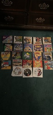 Vintage PC Games, CD-ROM, Microsoft, Game manuals, Lot 23 Discs