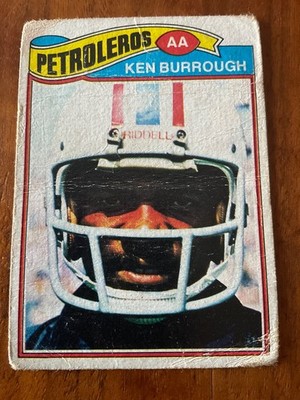 various 1977 Topps Mexican POOR CONDITION football cards