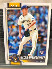 2026 Topps Series 1 Baseball Card #10/Jacob Misiorowski (RC)/Milwaukee/Mint