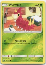 Wurmple 24 Reverse Holofoil Common SM Lost Thunder 24/214 NM