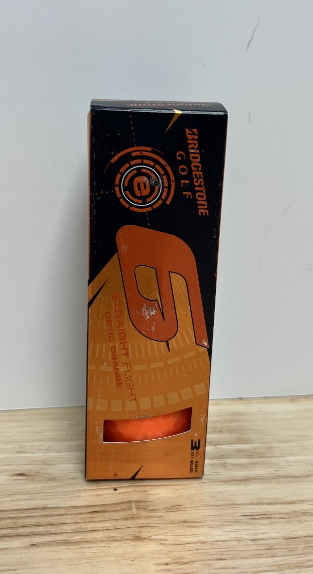 E6 Straight Optic Orange Sleeve Of 3 Balls