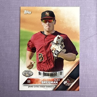 2016 Topps Pro Debut Alex Bregman SP Fielding 142b Short Print