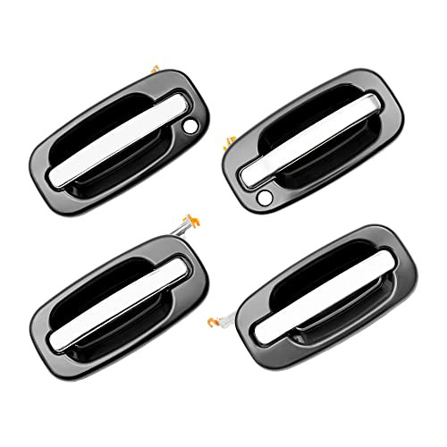 Exterior Door Handle Chrome Rear Door Handle Set For 2010-2018 Toyota 4Runner - Left & Right Pair 4runner Door Handle No Sensor - Foto 5