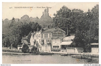 ATOP10-0745-77 - SAMOIS-SUR-SEINE - Hotel Beau-Rivage