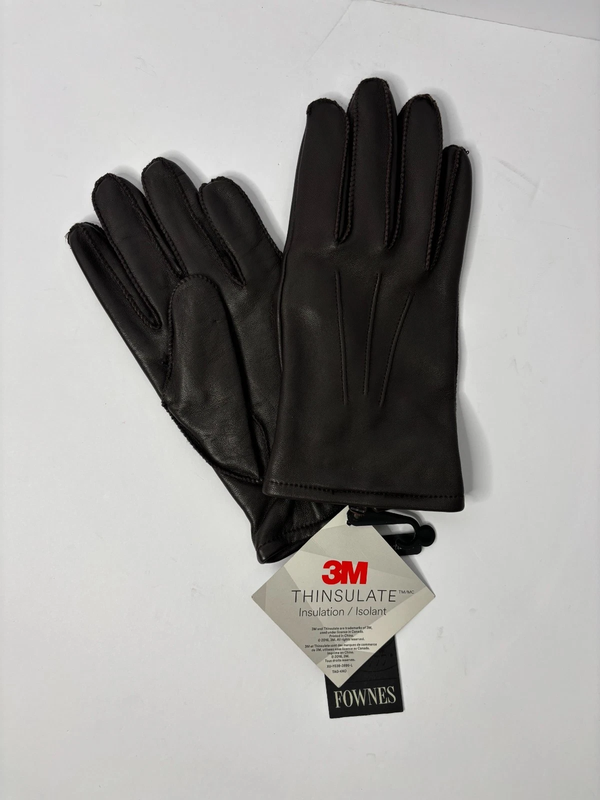 Fownes Leather Gloves Thinsulate New