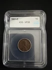 1931-D Lincoln Cent Penny in ICG VF 25 Condition