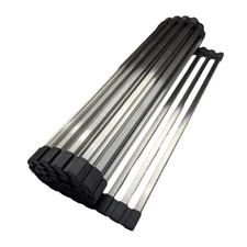 25" x 14 3/4" Roll up Kitchen Sink Drying Rack Stainless Steel RV Camper Trailer