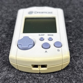 OEM Authentic White Dreamcast VMU - Acceptable Condition Tested No Batteries