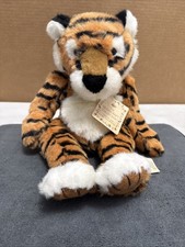 NWT Vintage Russ Berries TICKLES 1265 Bengal Tiger Weighted Plush RARE