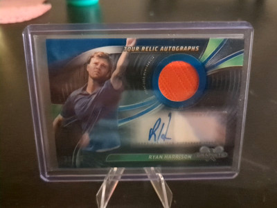 RYAN HARRISON 2024 TOPPS GRAPHITE TOUR PATCH AUTOGRAPH BLUE AUTO /50 XX4