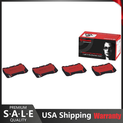 Brembo Front Ceramic Slotted Brake Pad Set For Mitsubishi Lancer Evolution GSR