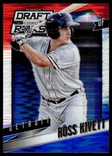 2014 Panini Prizm Perennial Draft Red White & Blue Pulsar Ross Kivett #95 Tigers