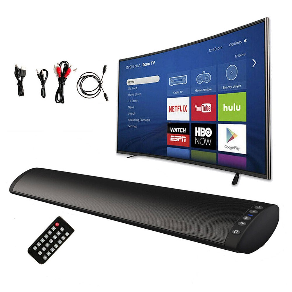 Powerful TV Sound Bar Home Theater Subwoofer Soundbar Bluetooth
