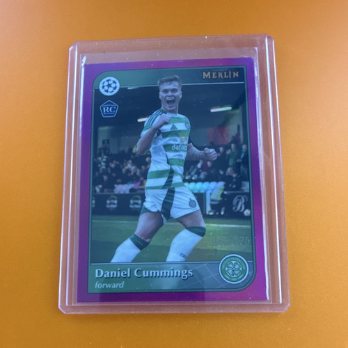 Daniel Cummings #AU-DC 2024 Topps Merlin UEFA Autograph card