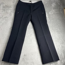 Bogner Vintage high waist wool blend black ski snow pants stirupps Sz 34 Short