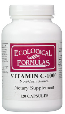 Ecological Formulas Vitamin C-1000 From Tapioca 120 Caps Aids Wellness NEW SEAL