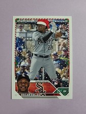 Oscar Colas 2023 Topps Holiday SP Image Variation Baseball Card # H179 K0463