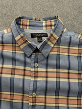 Banana Republic Men's Shirt Multicolored Plaid Long Sleeve Large 16-16.5