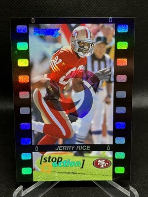1996 Donruss - Stop Action Jerry Rice #7    2706/4000