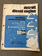 Kent-Moore Special Service Tools Detroit Diesel Engine Catalog - 8.2 Liter Eng