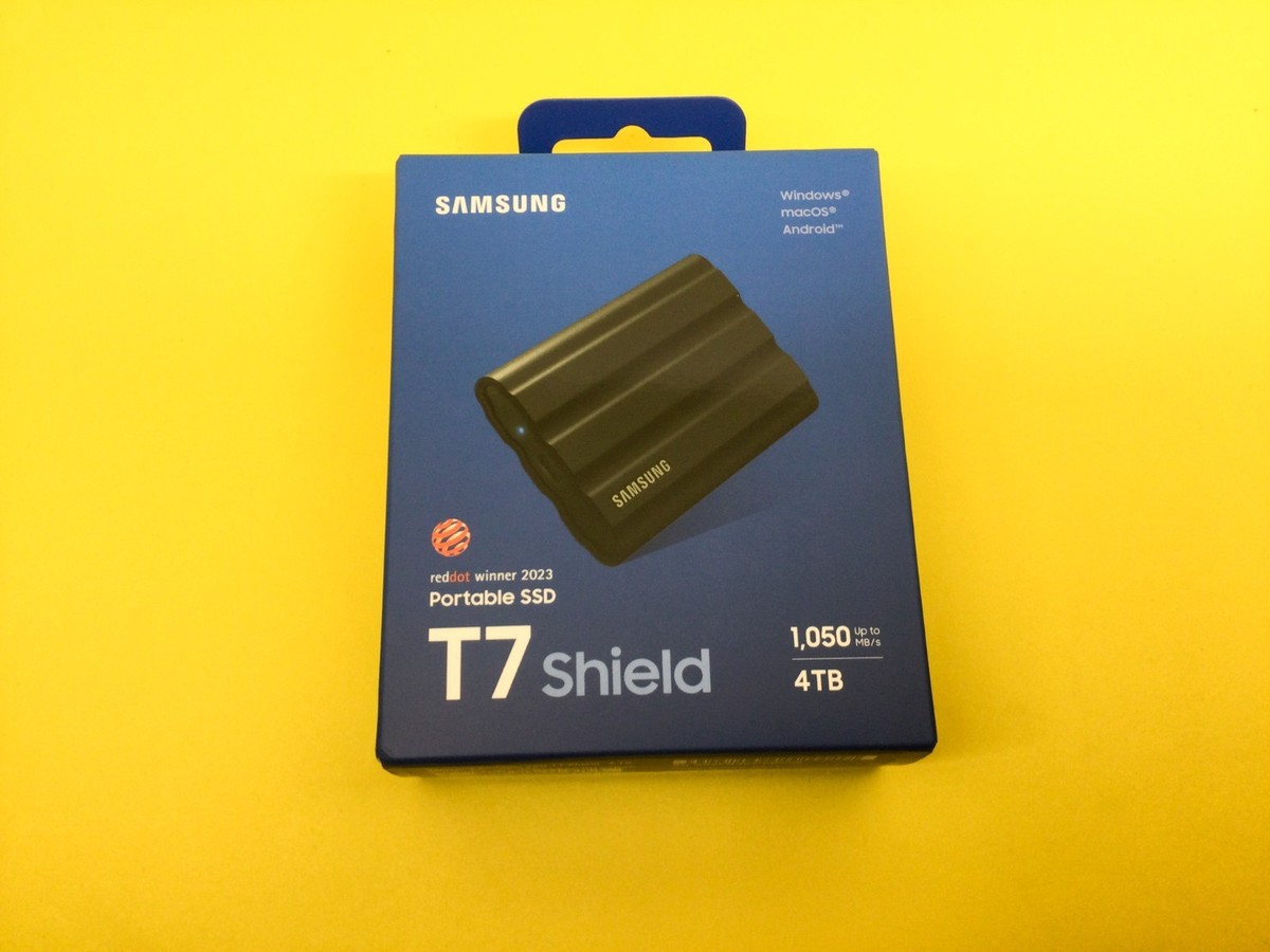 MU-PE4T0S/AM SAMSUNG 4TB Portable SSD T7 Shield USB 3.2 Gen 2