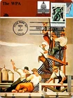 Dr Jim Stamps Maximum Card Wpa Posters Work With Care Forever Fdc
