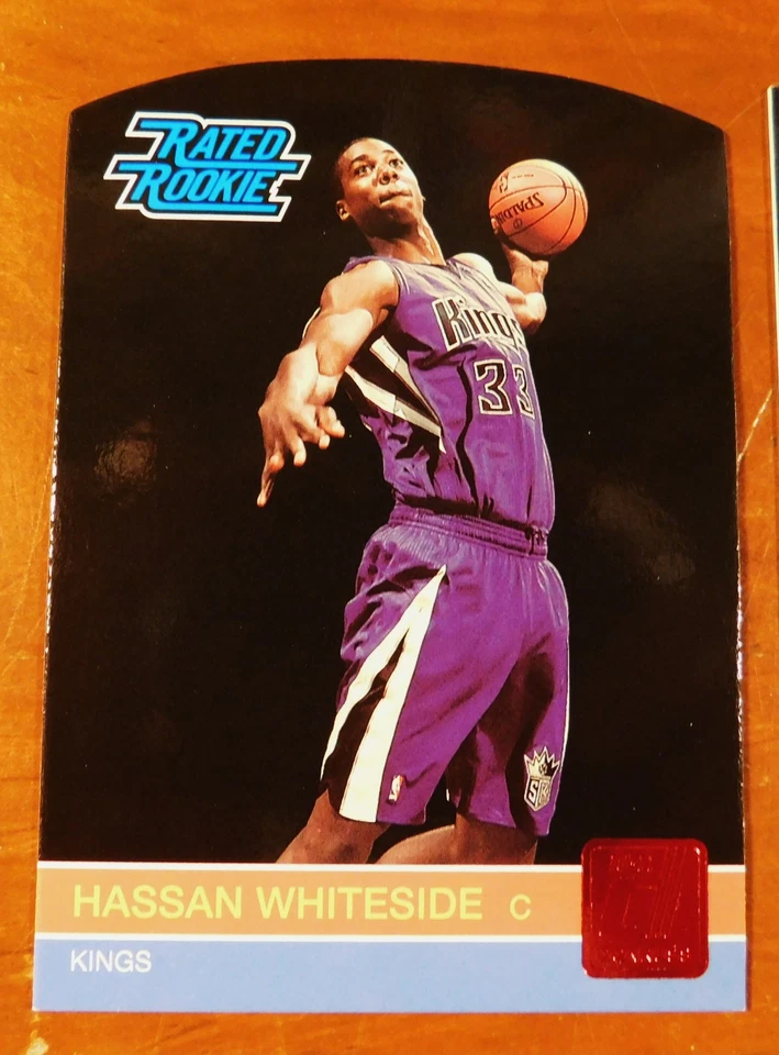 2010-11 Donruss HASSAN WHITESIDE Ruby Red Die-Cut/25+Auto Rookie Cards #259 - Image 3 of 4