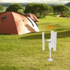 12V 3-Phase Permanent Magnet Generator Vertical Axis Wind Turbine Teach Model US