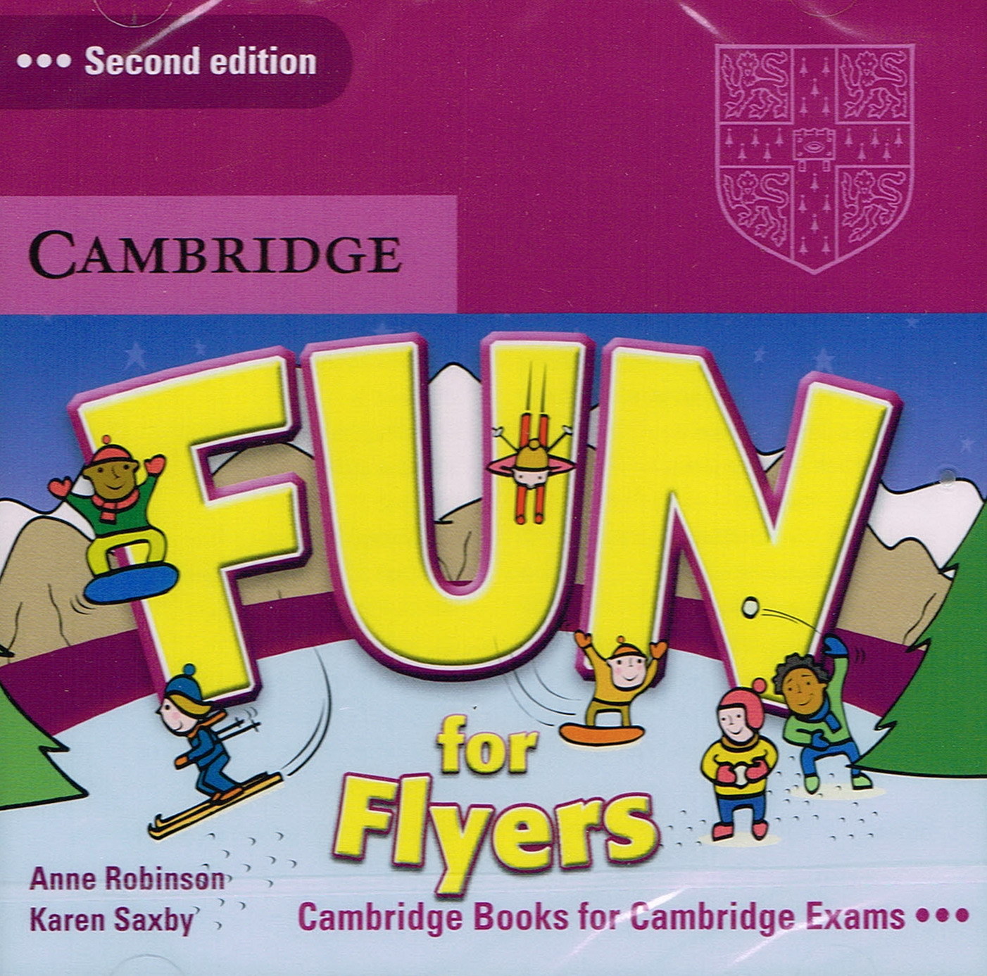 Cambridge FUN FOR FLYERS CD Set (2) Second Ed | Robinson Saxby @NEW SEALED@