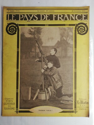 N5 Le Pays de France No. 6 26 Nov 1914 Pigeon Flying Ruin of Dendermonde