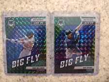 2022 Panini Mosaic Big Fly Green Prizm Kris Bryant  #BF-4 & Cody Bellinger  BF-8