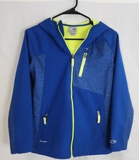 Champion Kids Venture Dry Jacket, Blue Neon Yellow, Size L