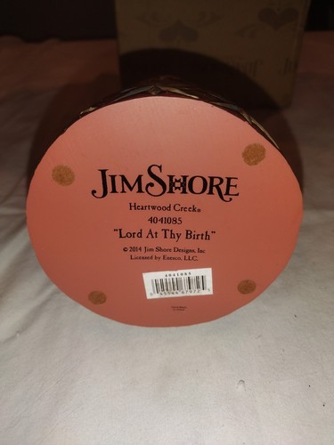 Jim Shore Heartwood Creek Angel Lord At Thy Birth 4041085 In Box - Picture 3 of 10