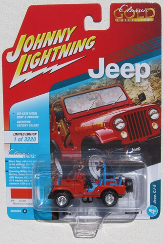 JOHNNY LIGHTNING R1 CLASSIC GOLD JEEP RENEGADE CJ-5 A 1 OF 3,220 #4 - Picture 2 of 3