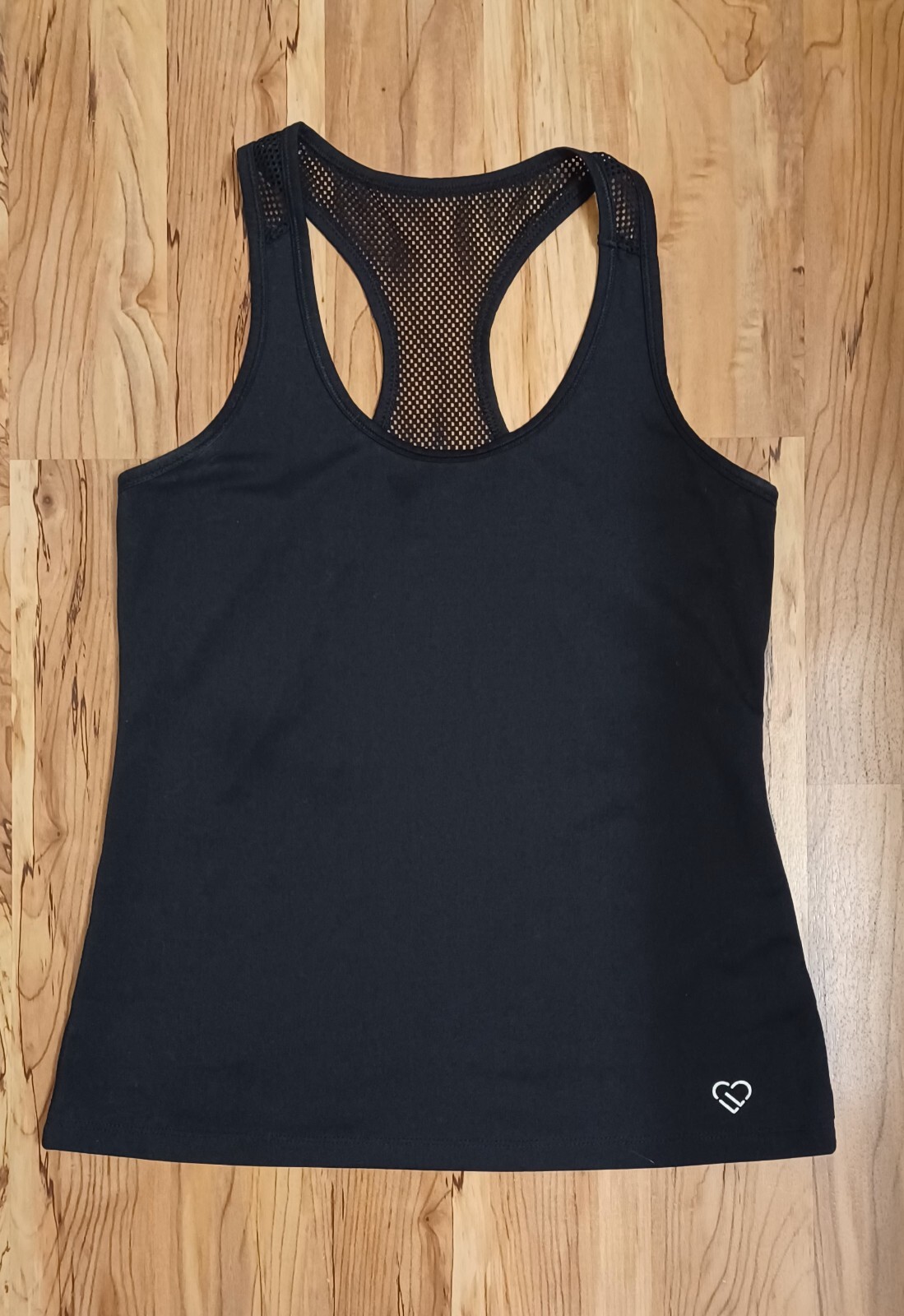 Women's Black Athletic Tank Top Water Wicking Sz S/P