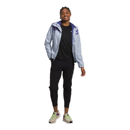 The North Face Antora Jacket Women Small Gray Hooded Full Zip Triclimate APP2683 - Picture 5 of 10