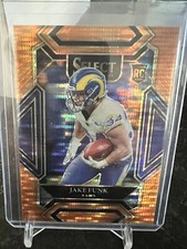 2021 Select Jake Funk Rookie Neon Orange Pulsar /7 SSP Rc Club Level