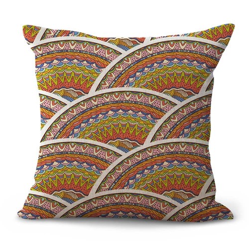 set of 4 throw pillow covers 18x18 south-western abstract - Picture 5 of 11