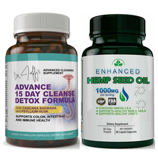 Colon Cleanse Detox Weight Loss Pills Hemp Seed Healthy Skin Joint Supplement