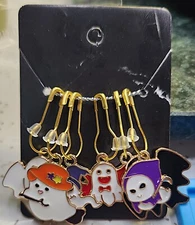 Halloween Decor Stitch Markers - Set of 6 Stitch Markers - Arthritis Friendly