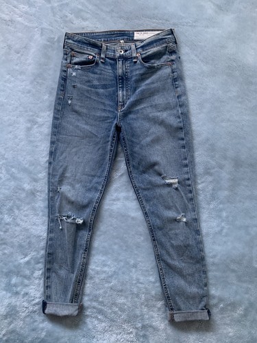 Rag & Bone Jeans Women 27 Blue Denim Nina Skinny High-Rise - Picture 3 of 12