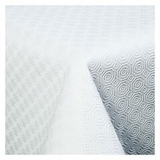 Molton Tischschoner, Schutz Unterlage Tischdecke Meterware, Tischpolster Weiss