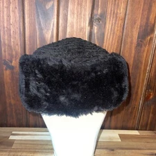 Russian Faux Fur & Knit  Cold Weather Hat 7 1/4”+- Headband Papakha