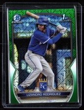 Lizandro Rodriguez 2023 Bowman Chrome 1st Bowman Chrome Mojo /99! KC Royals