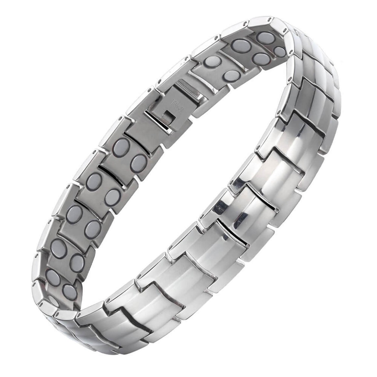 Titanium Magnetic Bracelet Men Women Restore Balance Energy Power Calm Joy  Chi