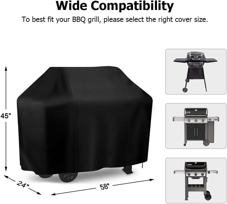 58 Inch 7130 Grill Cover For er Genesis II & Genesis 300 Series Gas