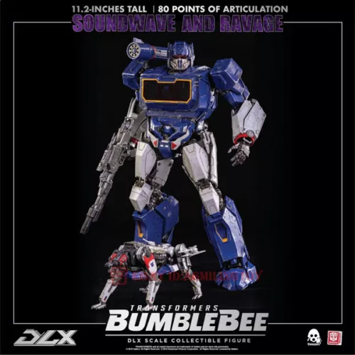 Threezero 3Z0160 Transforms Bumblebee Soundwave and Ravage DLX Figure - Picture 3 of 15